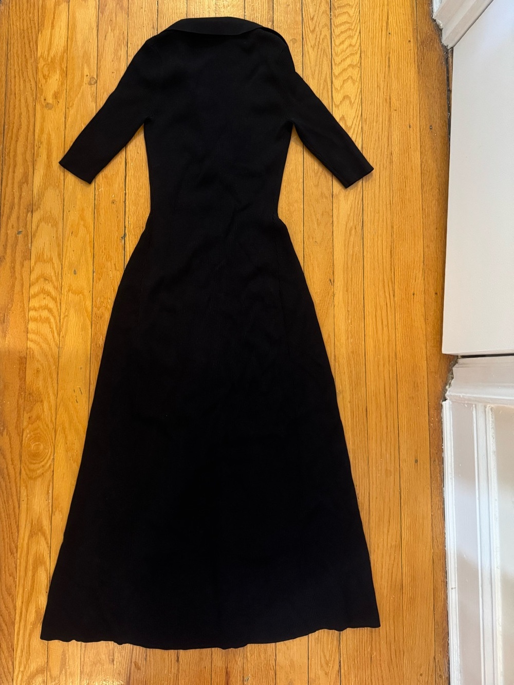 Maje Ribbed maxi Dress - Picture 2 of 4